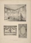 Salle à manger des appartements particuliers; ensemble et détails.