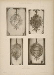 Cabinet de bains; détails des boiseries.