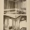 Petits appartement de la reine; 1 - ensemble de la bibliothèque; 2 - ensemble du salon.