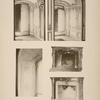 Appartements de Madame du Barry; 1 - arrière-voussure de la pièce d'angle; 2 - arrière-voussure de la galerie; 3 - arrière-voussure de la salle a manger; [...]