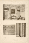 Le salon de la reine; 1 - ensemble; 2 - détails de l'ordre; 3 - chambranle et pilastre.