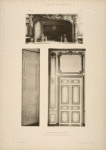 Appartements du dauphin; cheminée, volet et porte du salon.