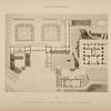 Plan; A. palais du grand Trianon. - B. Palais du petit Trianon. - C. théatre de Trianon