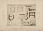 Plan; A. palais du grand Trianon. - B. Palais du petit Trianon. - C. théatre de Trianon