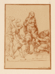 Drawing of the holy family