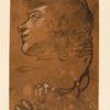 Drawing of head in profile