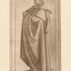 Drawing of man in long cloak