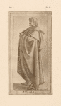 Drawing of man in long cloak