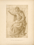 Botticini, British museum, 589. [Study for coronation, with Christ.]