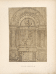 Credi, Uffizi, 686. [Study for a marble chapel with an annunciation over the altar.]