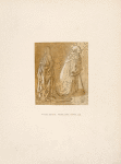 Pesellino, Uffizi, 1838. [Studies for woman covered in drapery, monk leaning on stick.]