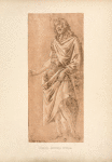 Botticelli, Uffizi, 563. [Study for the baptist standing.]