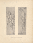 Filippino Lippi, Dresden, 1279. [Two drawings of a man leaning on his knee and a partially nude man with walking stick.]