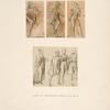 Baldovinetti, Uffizi, 192, 194, 195, 196. [Designs of youths and angels for cornices.]