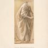Domenico Ghirlandajo [sic], Uffizi, 876. [Study for drapery of virgin in Louvre visitation.]