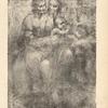Leonardo, Burlington house, London, 1039. [Cartoon for the virgin with St. Anne.]