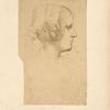Leonardo, Windsor, 1154. [Bust of a lady with the head in profile.]