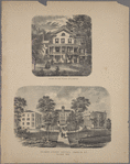 View on the River Delaware; Delaware Literary Institute Franklin N.Y. Found 1835.