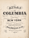 Atlas of Columbia County, New York