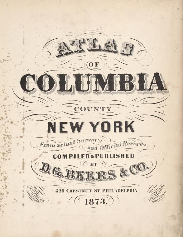Atlas of Columbia County, New York - NYPL Digital Collections