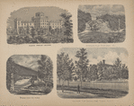 Elmira Female College; Suitherland Falls, Otter Creek, Vt.; Bridge Over the River; Southern Tier Orphans Home, Elmira, N.Y.