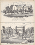 Oakwood Seminary; Res. of O.E. Burdick ESQ., Cor. Franklin & John St's Auburn, Cayuga Co. N.Y.