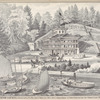 Ensenore Glenn House, on Southern Central R.R. & West Shore of Owasco Lake, 11 Miles South of Auburn. A Paradise for Summer Visitors, Geo. Clark Propr. P.O. Address Culvers Point