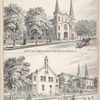 View of Holy Family Church from North St. Auburn, N.Y.; Holy Family Church School-House and Residence of the Pastor Rev. Edward Mc. Gowan, Cor. Chapel & North Str.