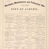 The Principal Merchants, Manufacturers and Professional Men of the City of Auburn, Cayuga County, N.Y.