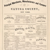 The Principal Merchants, Manufacturers and Professional Men of Cayuga County, N.Y.