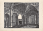 View of third drawing room in Earl Derby's house in Grosvenor square.