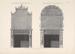 Chimney-pieces in first and second drawing rooms in Earl Derby's house in Grosvenor square.