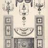 Finishings and furniture from various rooms in Earl Derby's house in Grosvenor square.