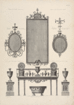 Various pieces of furniture at Kenwood, residence of Lord Mansfield.