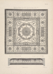 Design for a painted ceiling in a room called the "japanned room" in the queen's house.