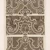 Three designs with vegetal shapes and female heads.