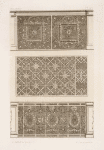 Three designs for wall panels.