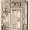 Projet de porte d'appartement fait pour Me. la baronne de Bezenvaul.