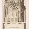 Plan d'une des extremités de la gallerie.