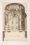 Plan d'une des extremités de la gallerie.