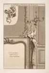 Chambranle de marbre de la cheminée de la galerie de l'hôtel de villars avec les ornemens de bronze dont il est revetû. [sic]