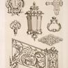 Designs for keyholes, lamp, gate.