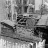 Laundry in backyards of tenement