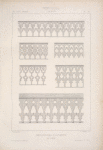 Découpures d'auvents au Caire.