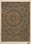 Ornament in the arabian style, intended to be painted upon a ceiling.