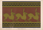 Grotesque dado-rail. Being formed of the hare, this is specially suited to a dining-room. [...]