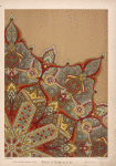 Ornament in the arabian style, intended to be painted in the centre [sic] of a ceiling.