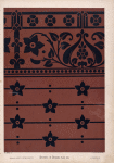 Design for a dado and dado-rail, of gothic spirit, but not with the marked features of any style. [sic]