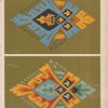 Ornament treated in two ways. Suitable for centre [sic] of panel of door, [....]
