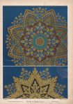 Two decorations for ceilings. In repetition, the ornaments would have to be brought near together.
